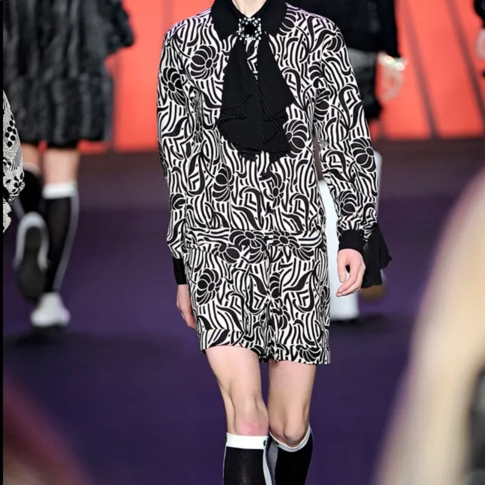 Anna Sui Black / White dress
